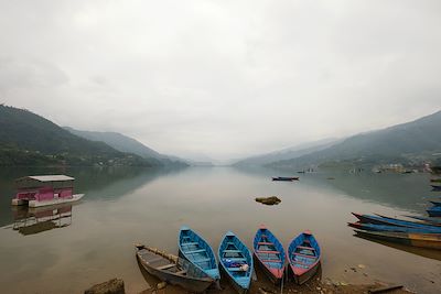 Lac Phewa à Pokhara - Région des Annapurna - Népal