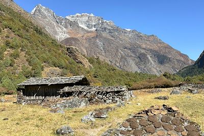 Maison d'Alpage près du village de Gyabla - Népal