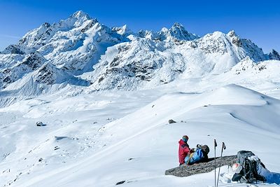 En direction du col Lumba Sumba - Népal
