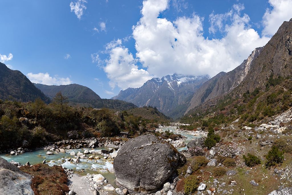 Image Trek Népal - Trek Kangchenjunga - Camp de Pangpema