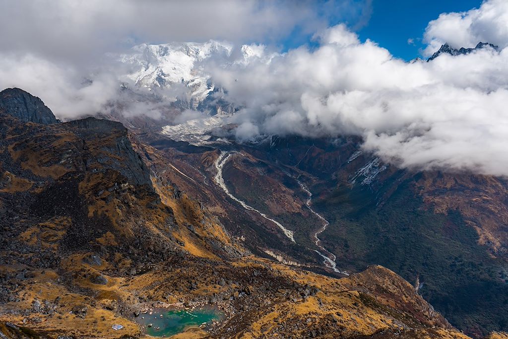 Image Trek Népal - Trek Kangchenjunga - Camp de Pangpema