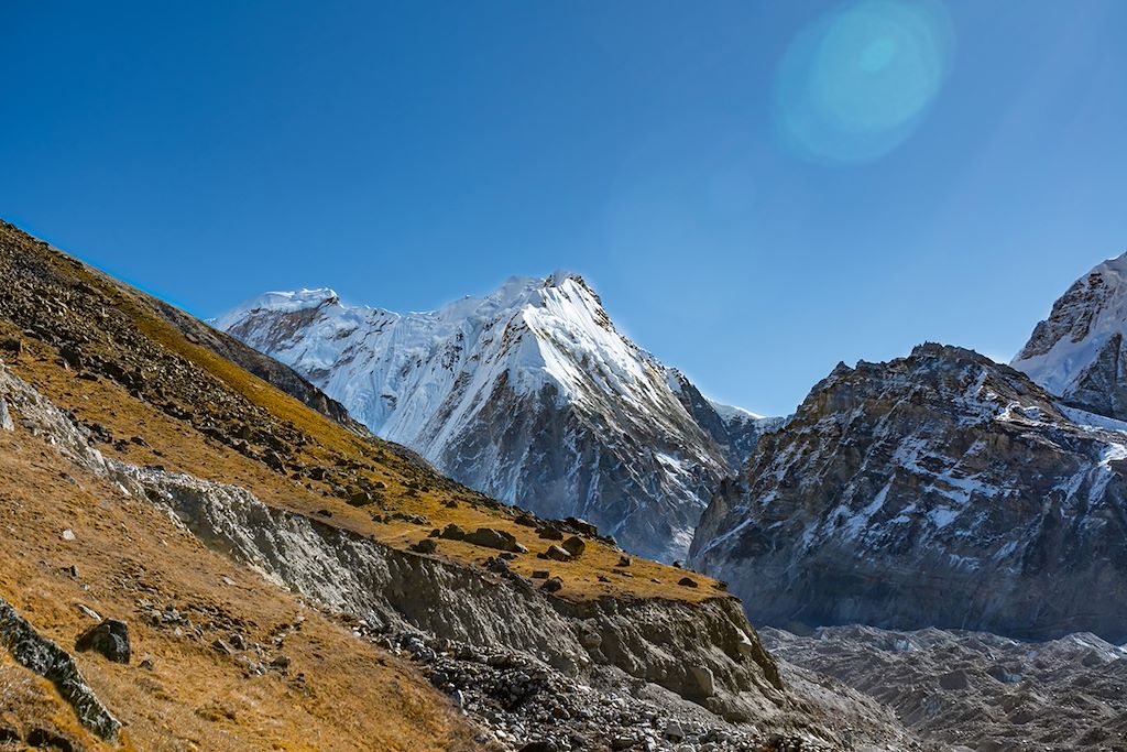 Image Trek Népal - Trek Kangchenjunga - Camp de Pangpema