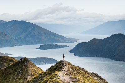 Randonnée au sommet du mont Roys à Wanaka, en Nouvelle-Zélande
