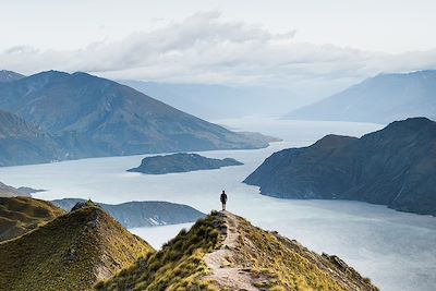 Randonnée au sommet du mont Roys à Wanaka, en Nouvelle-Zélande