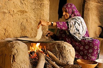 Cuisine traditionnelle dans le village d’Al Hamra - Oman