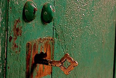 Porte d'une maison du village d’Al Hamra - Oman