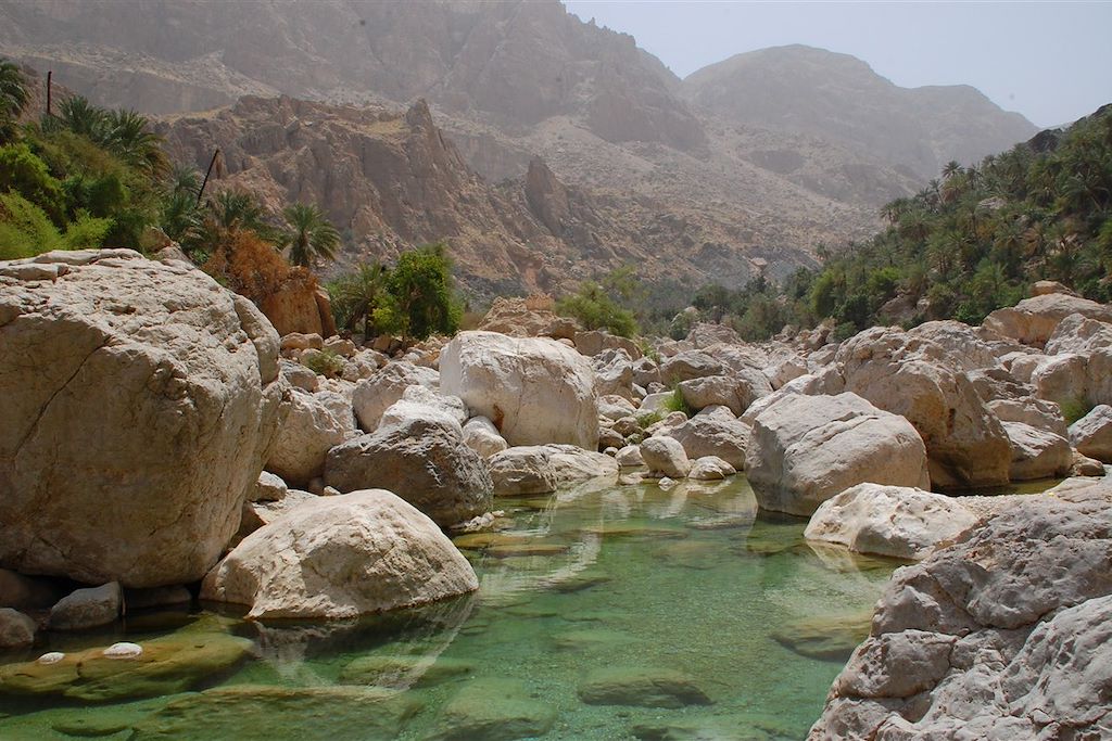 Image Trek Oman - randonnée désert - Djebel Shams - Wadi Bani Khaled