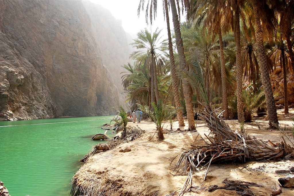 Image Trek Oman - randonnée désert - Djebel Shams - Wadi Bani Khaled