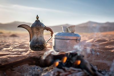 Thé dans le désert de Rub al-Kahli - Oman