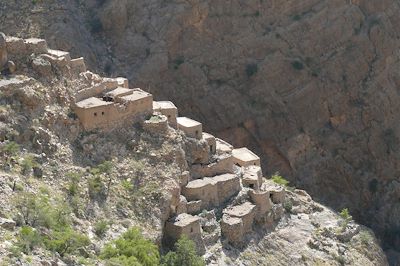 Village dans le massif Djebel Akhdar - Oman