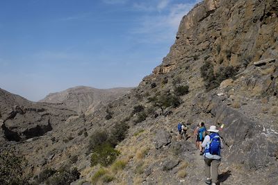 Randonneurs à Djebel Akhdar - Oman