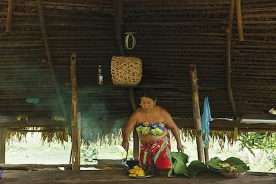 Pecheurs de la communauté des Emberas- Panama