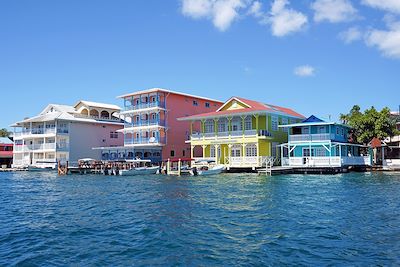 Maisons colorées - Ile Colon - Panama