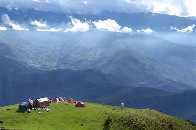Trekking au sommet des Andes