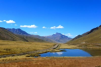 Le Col d'Abra la Raya sur la route de Puno à Cusco - Pérou