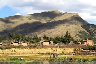Raqchi sur la route de Puno à Cusco - Pérou