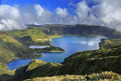 Lagoa do Fogo et Green Valley - île San Miguel - Acores - Portugal 