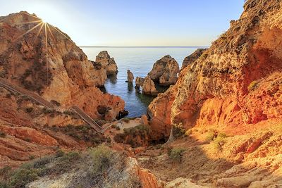 Crique en Algarve, Portugal