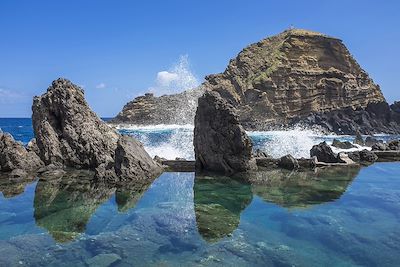 Les piscines naturelles de Porto Moniz, Madère