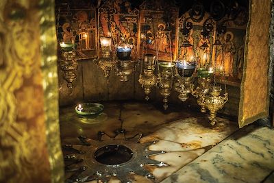 Intérieur d'église - Bethléem - Palestine