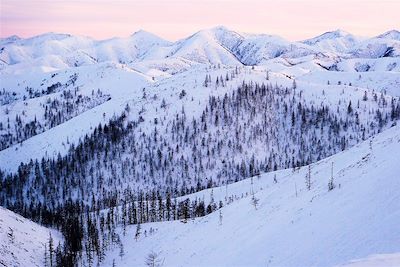 Le col Oltchanski, à 30 km de Topolinoë - Russie