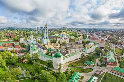 Vue sur Serguiev Possad - Russie