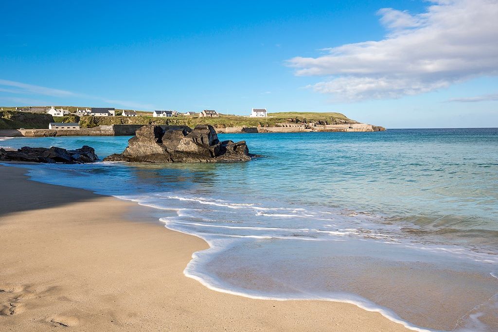 Plage sur l ile de Lewis - Ecosse