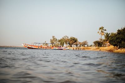 Sur les berges du campement Essamaye - Sénégal