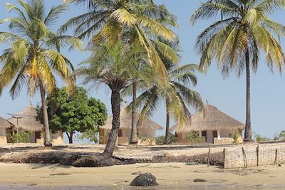 Campement villageois à Elinkine - Sénégal