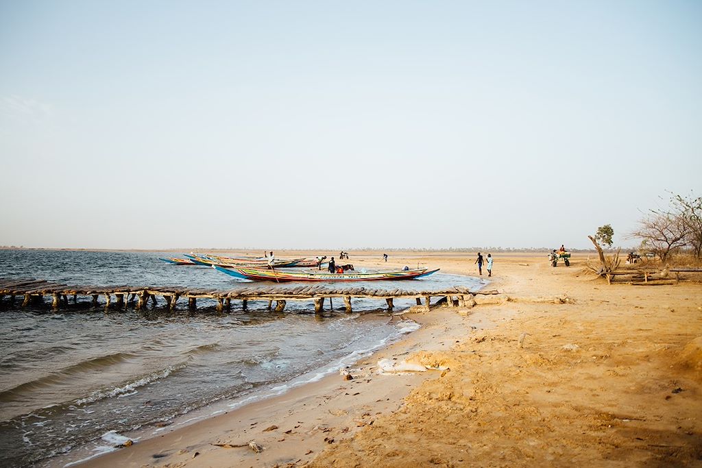 Image Randonnée Siné Saloum - Pirogue Dans Le Delta Du Sine Saloum - Bivouac Îlots Sauvages