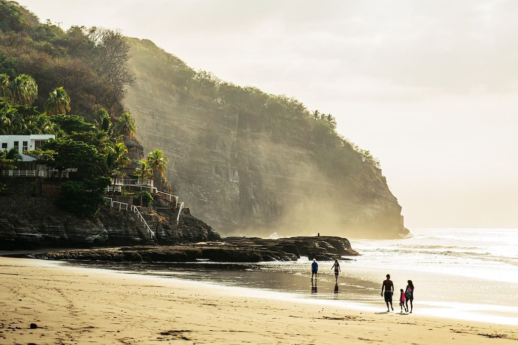Image Surf Pacifique - Ascension volcan Ilamatepec - Observation tortues