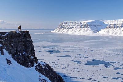 © Annick Terrier - Templefjord - Raid à ski au Spitzberg - Norvège Templefjord - Raid à ski au Spitzberg - Norvège