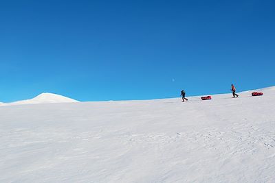 Ski en direction de Geerdalen - Spitzberg - Norvège