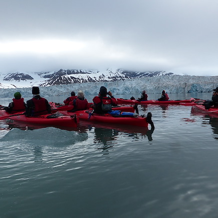 Kayak et canoë Spitzberg