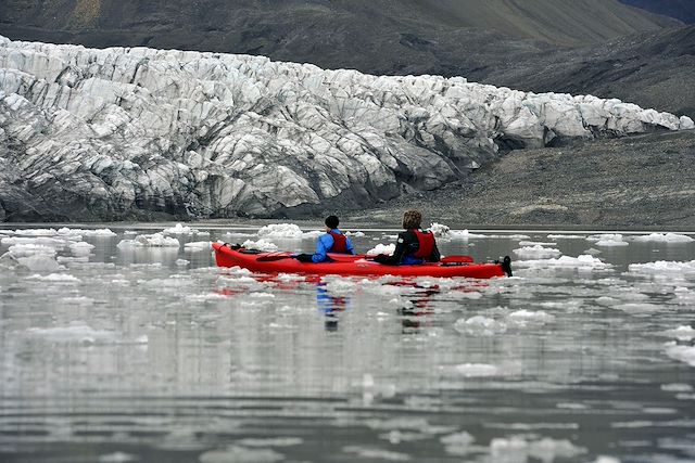 Kayak et canoë Spitzberg