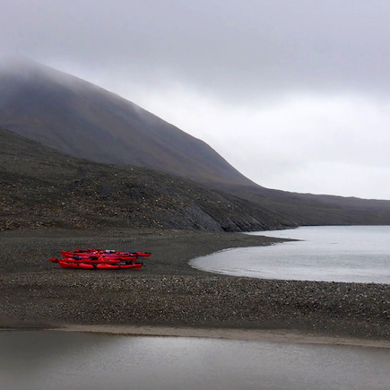 Kayak et canoë Spitzberg