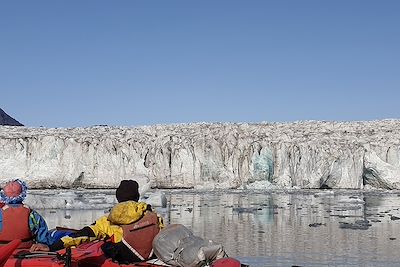 Face au front de glace - Spitzberg 