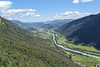 Vallée de la rivière Soca - Alpes Juliennes - Slovénie