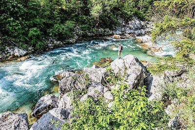 Rivière Soca - Alpes Juliennes - Slovénie 
