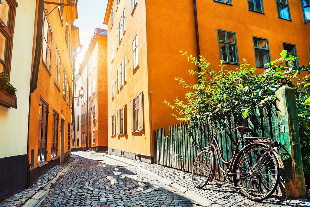 Image Stockholm à vélo - île de Sandhamn - Baltique à vélo