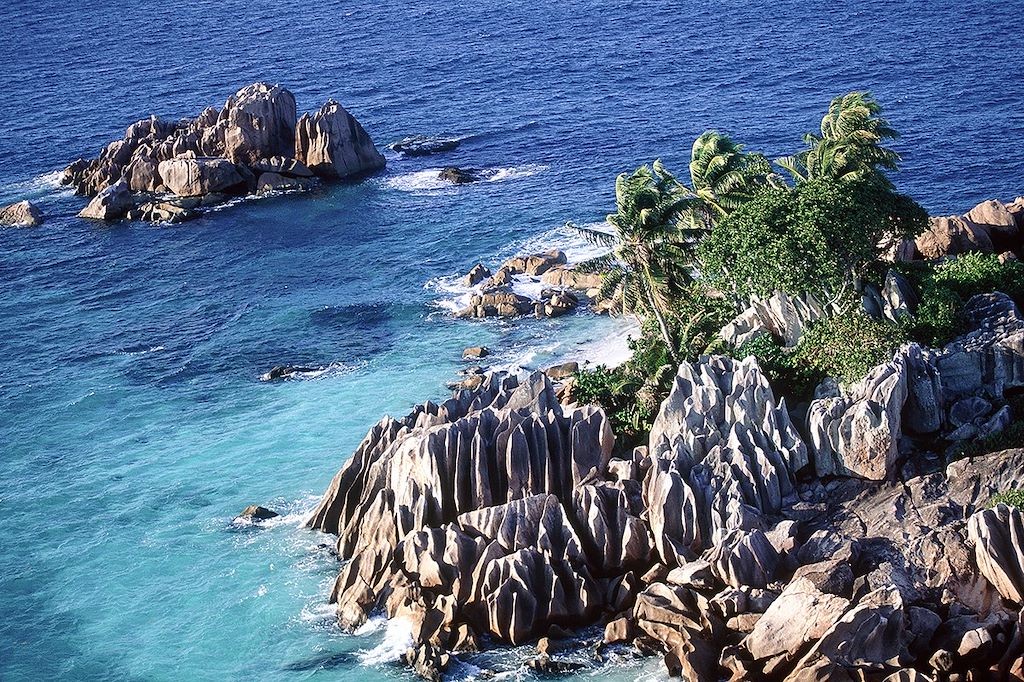 Image Praslin - vallée de mai - vélo à la Digue - Mahé - voyage aux seychelles