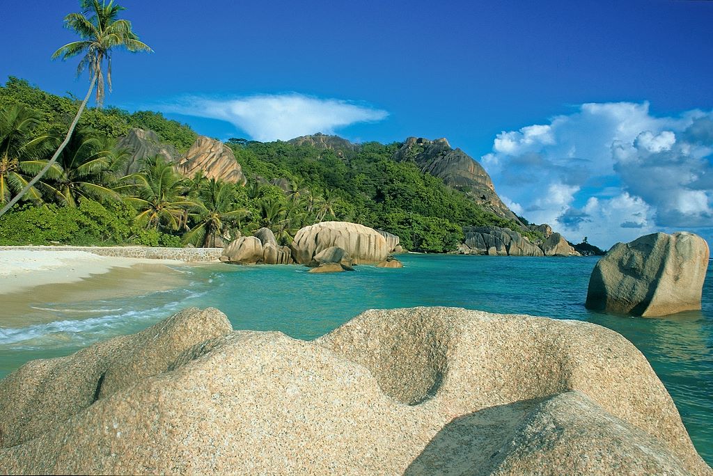 Image Mahé - vélo à la Digue - anse source d'argent - Seychelles kayak - Praslin