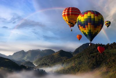 Montgolfières dans la région de Chiang Mai - Thaïlande