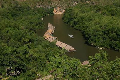 The river kwai jungle rafts - Kanchanaburi