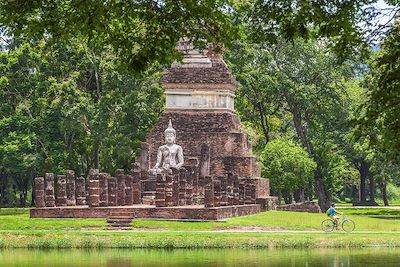Vélo - Wat Trapang Ngoen - Sukhothai - Thaïlande