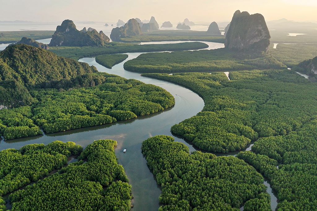 Image Thaïlande à vélo de Bangkok à Surat Thani – Excursion en bateau à Khao Sok – Vélo dans le golf de Th