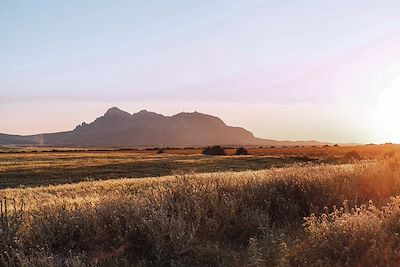 Djebel Zaghouan au coucher du soleil - Zaghouan - Tunisie