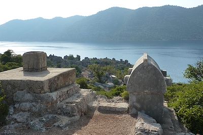 © Katell Quere - Tombeau lycien - Turquie Tombeau lycien - Turquie