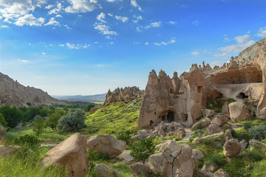 Image Randonnée En Turquie - Randonnée En Cappadoce - Cheminées De Fée - Goreme