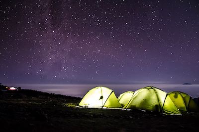 © Emilie Delfaut - Campement - Kilimandjaro, voie Machame - Tanzanie Campement - Kilimandjaro, voie Machame - Tanzanie
